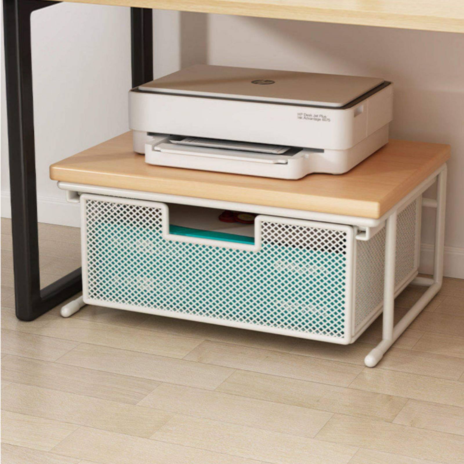 Printer Stand - Supporto per Stampante con Cassetto Salvaspazio,
