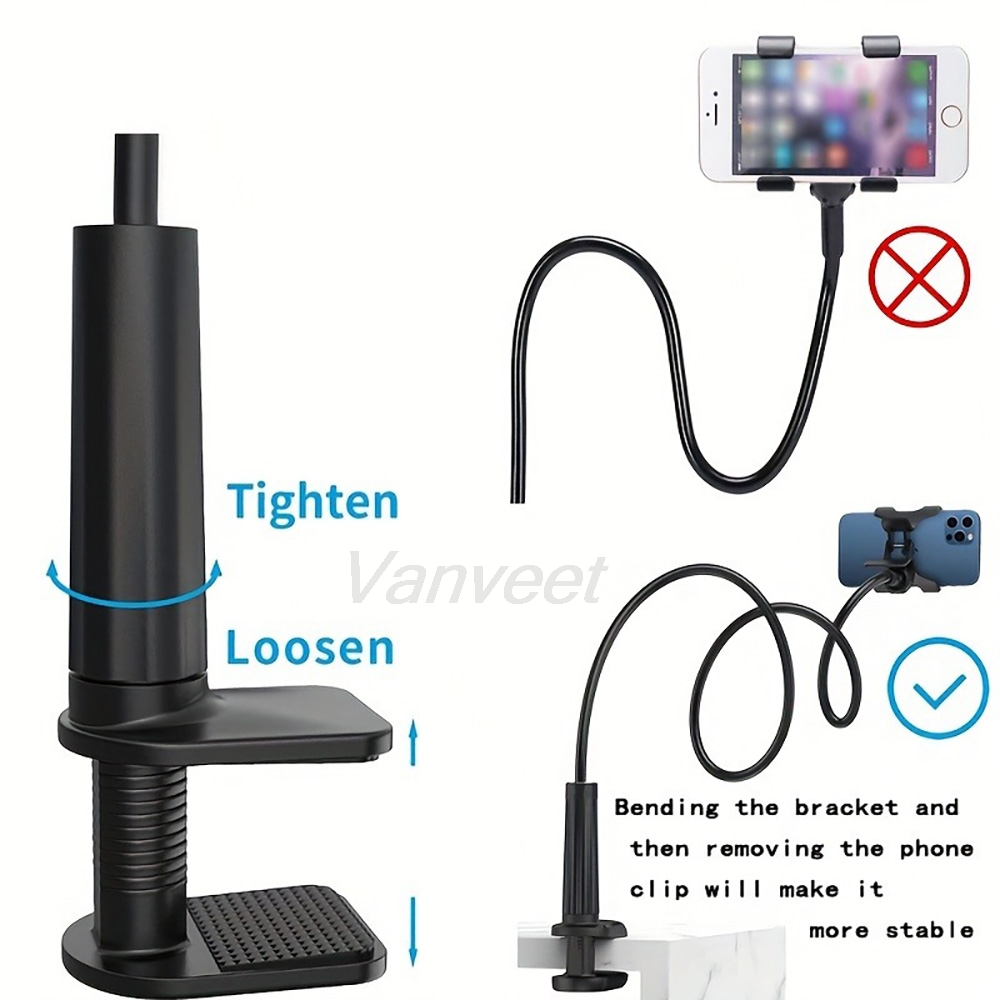 Mobile Pedestal Cabinet - 360 ° Supporto Flessibile per Telefono