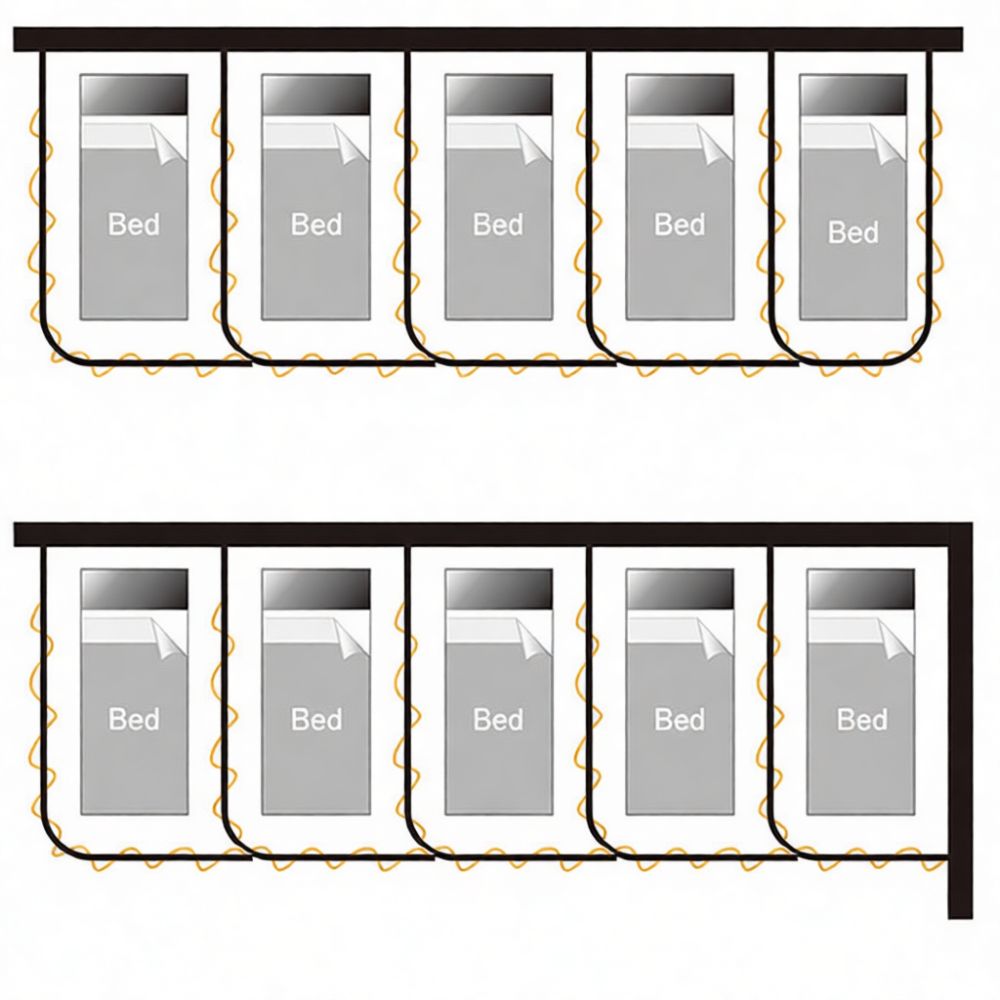 Binario per asta tenda curva p - Partition Screen Divider recensione e prezzo