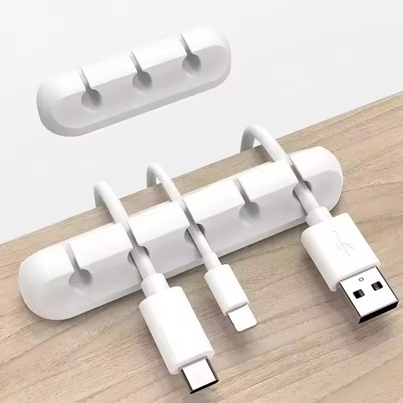 Clip in silicone per cavi USB, - Desk Organizer recensione e prezzo