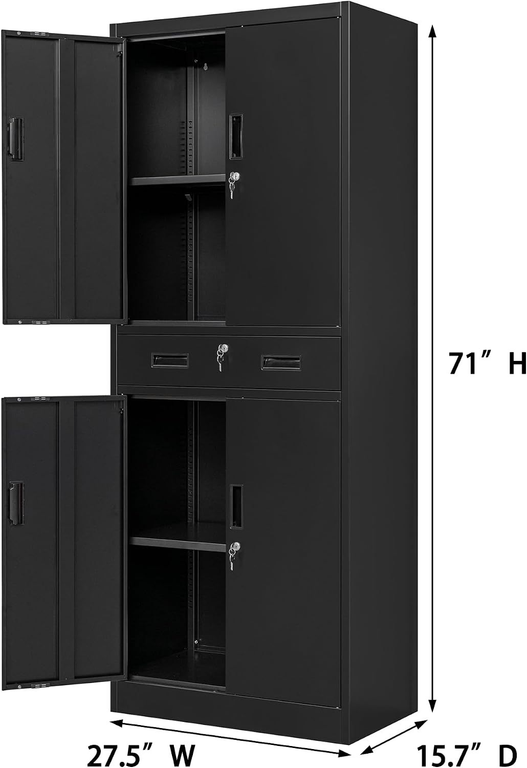 Armadio Alto in Metallo con Ca - File Cabinet recensione e prezzo